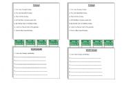 English worksheet: past tense 