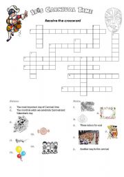 English Worksheet: Carnival