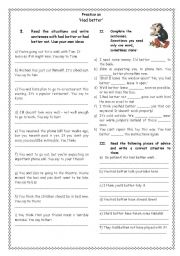 English Worksheet: Had better