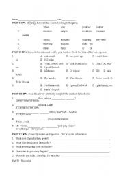 English Worksheet: General Review 