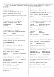 English Worksheet: snav