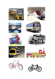 English worksheet: transportation