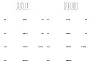 English worksheet: Food Drawing