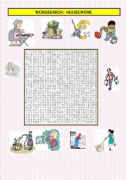 WORDSEARCH: HOUSEWORK