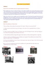 English Worksheet: civil rights movement