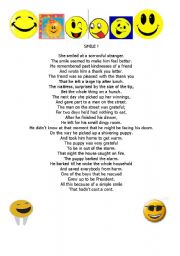 English Worksheet: smile :)