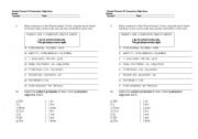 English worksheet: Simple Present & Possessive Adjectives