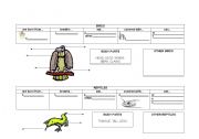 English Worksheet: vertebrates 2