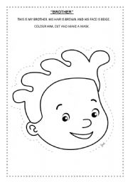 English Worksheet: This is my brother!