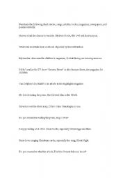 English Worksheet: Punctuating Titles