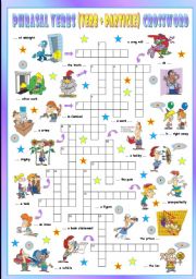 English Worksheet: Phrasal Verbs (Ninth series). Crossword (Part 3/3)