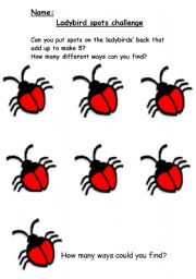 English worksheet: Ladybirds