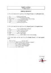 English worksheet: Present Simple