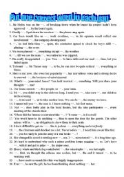 English Worksheet: gap filling_4