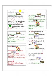 English Worksheet: The Ant and the Grasshopper