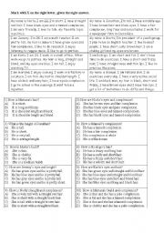 English Worksheet: Physical Descriptions