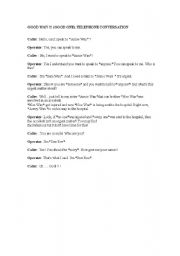 English Worksheet: a joke
