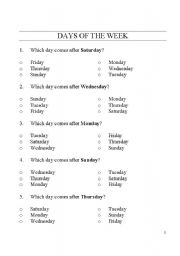 English worksheet: Calendar Worksheet.Days & Months