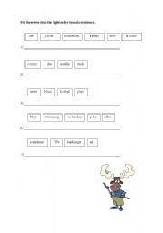 English worksheet: frequency adverbs