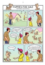 Puppies for Sale - comics