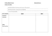 English worksheet: scaffolding