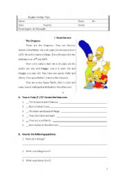 English Worksheet: 5th grade 