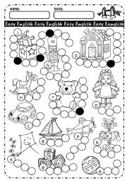 English Worksheet: Toys