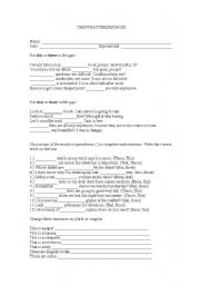 English Worksheet: Must.