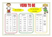 English Worksheet: Verb to be 