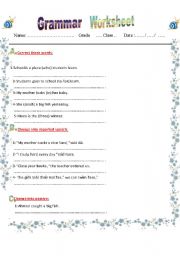 English worksheet: reported speech