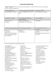 Presentation Signposting Language