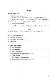 English worksheet: worksheet - 5th form