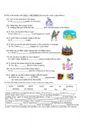 English Worksheet: future tense