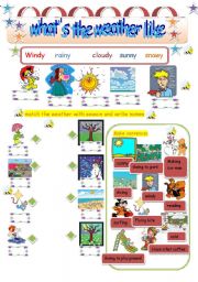 English Worksheet: weather