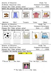 English Worksheet: read  and  match