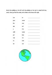 English Worksheet: Earth Day