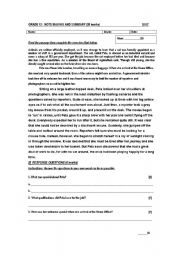 English Worksheet: Peta - Summary