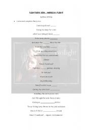 English worksheet: FLIGHTLESS BIRD - FOR TWILIGHT FANS !!