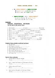 English worksheet: Probable conditional sentences