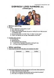 English worksheet: Lateness- Everybody loves Raymond