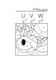 letter W  ESL worksheet by Rozetta9