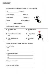 English worksheet: quiz