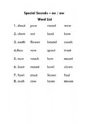 English worksheet: phonics