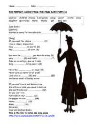 English Worksheet: the perfect nanny