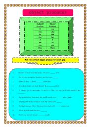 Objective Pronouns