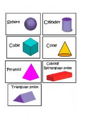 English Worksheet: Shapes