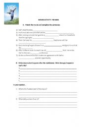 English Worksheet: Movie activity: Yes man