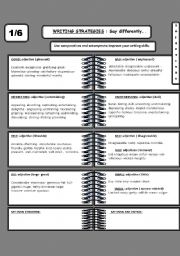 English Worksheet: Improve your writing skills