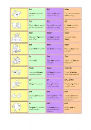English Worksheet: irregular verbs part 2