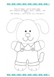 English Worksheet: Help Puppy!